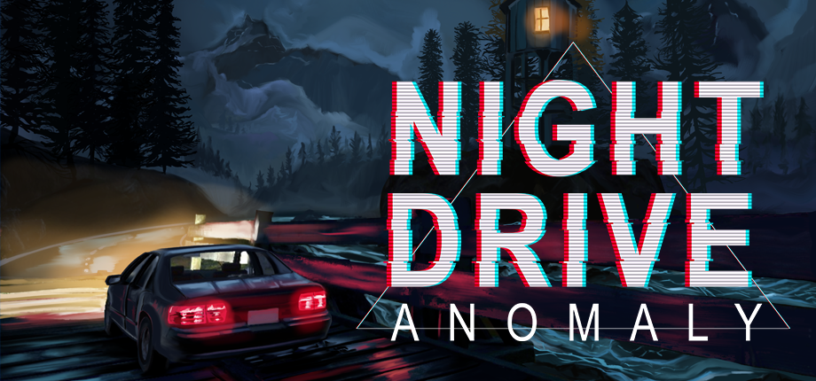 Night Drive - Anomaly — a car on a wooden bridge at night